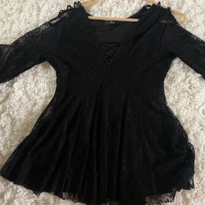 Black Lacey Shirt